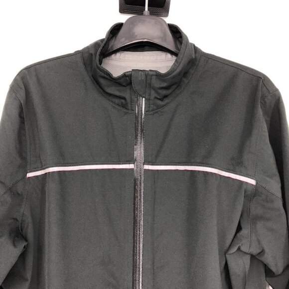 New  Balance Black Lightweight Soft Shell Running /Windbreaker Jacket size M - Picture 4 of 15